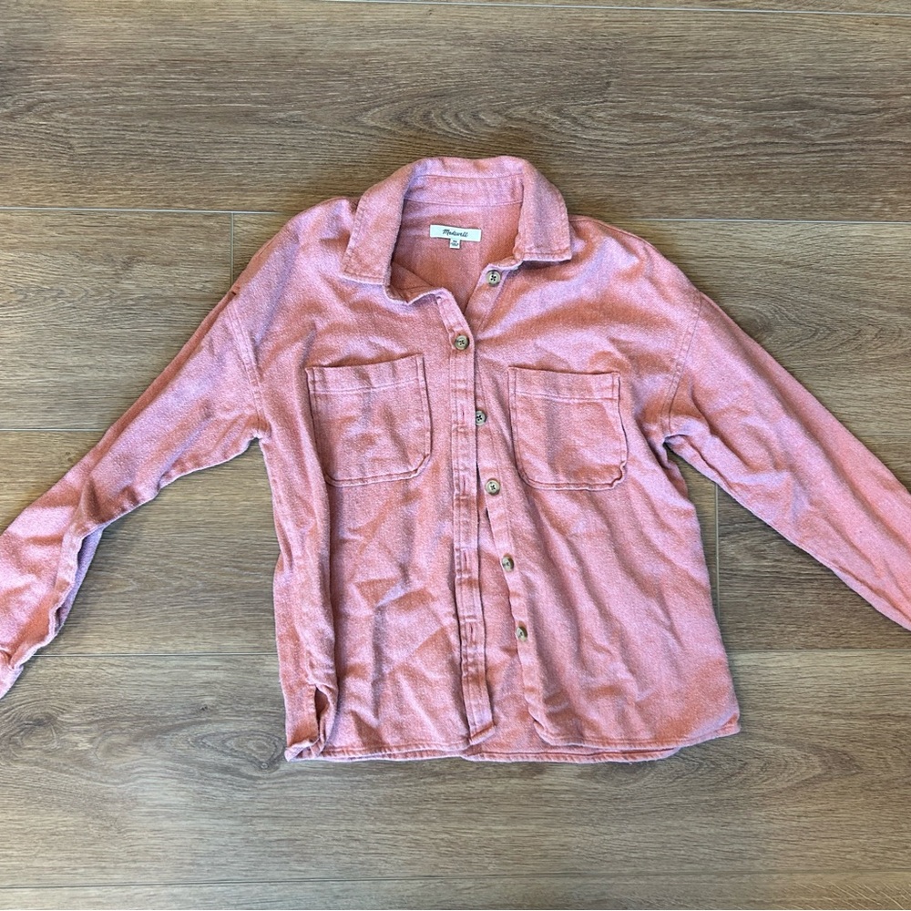 Pink Button-Up Shirt